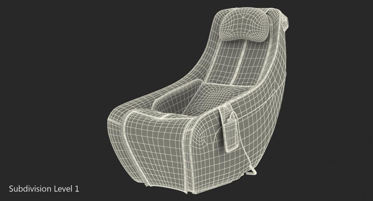 Synca Wellness Massage Chair Black 3D model