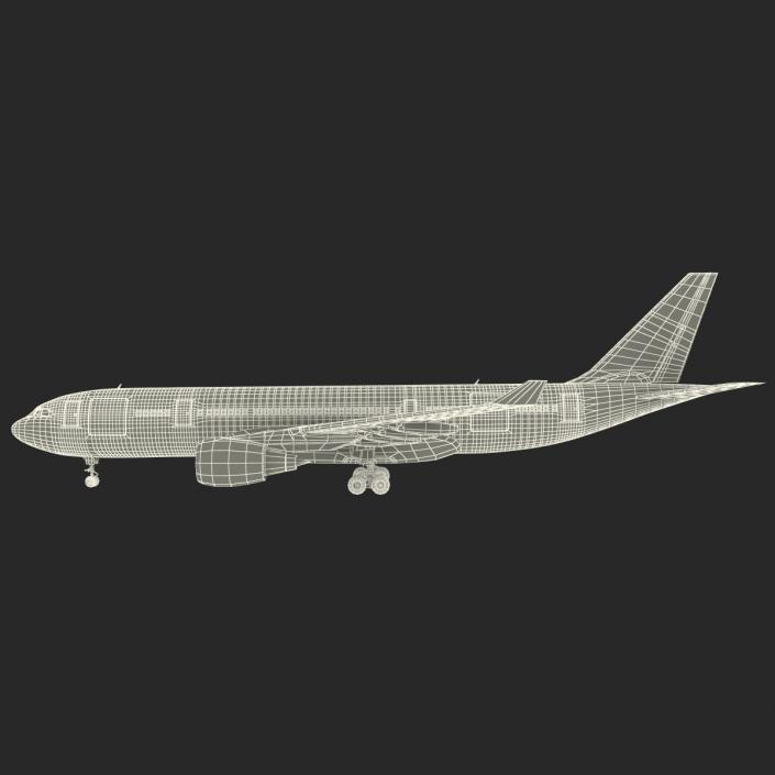 Airbus A330-P2F Lufthansa Rigged 3D