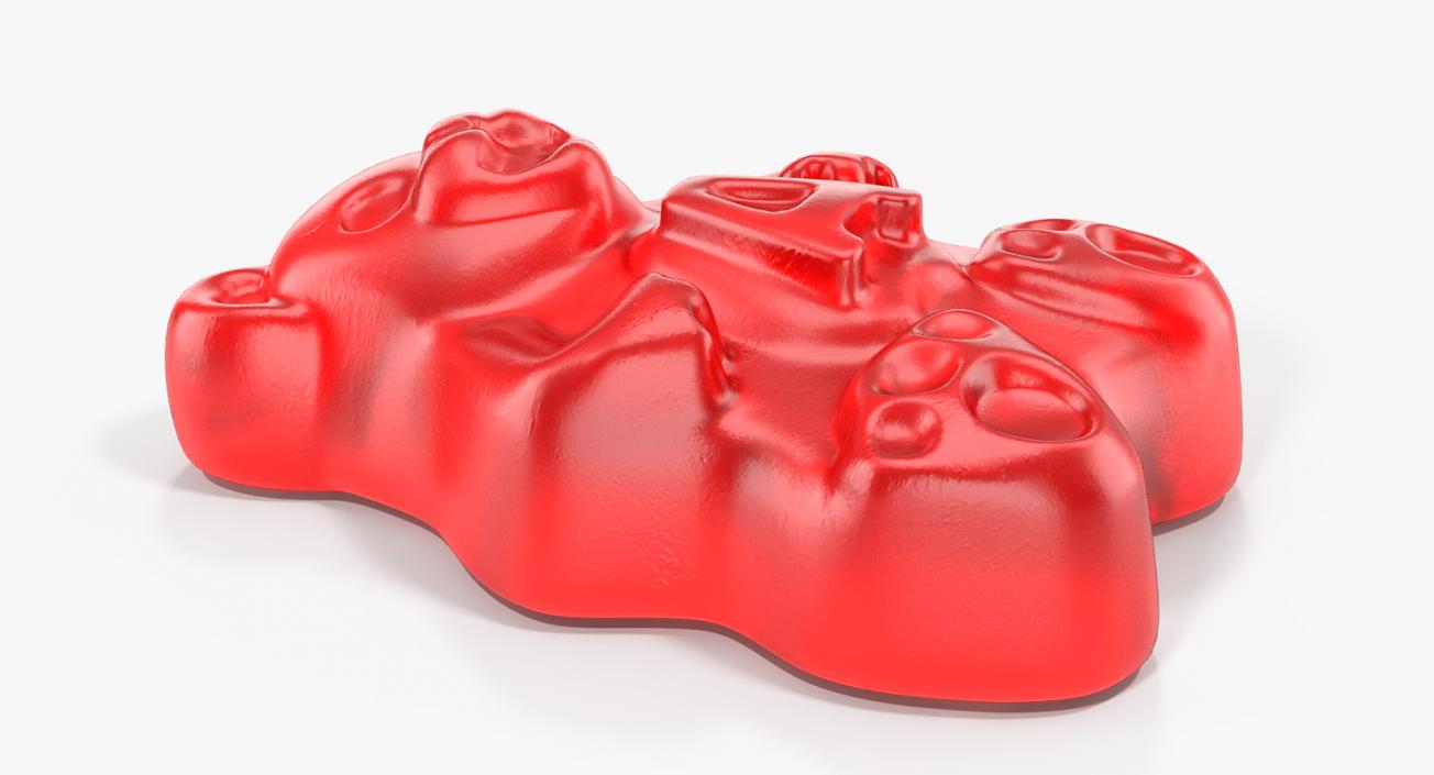 Red Gummi Bear 3D model