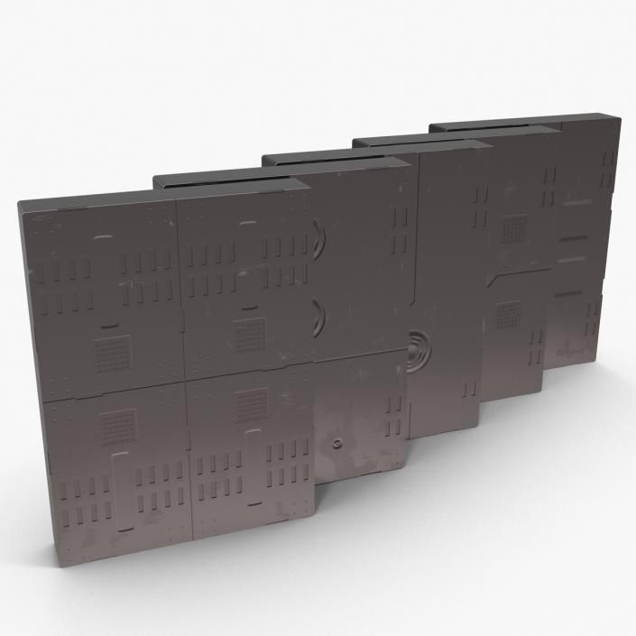 3D Sci-Fi Anodized Panels Set
