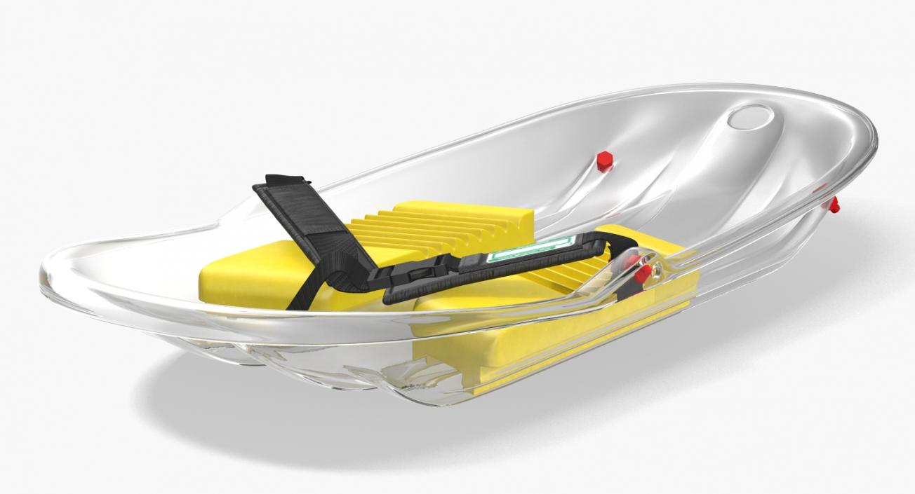 Freestyle Snow Sled 3D model