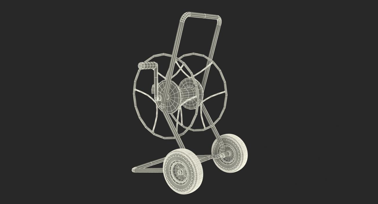 Garden Water Hose Reel Cart 3D