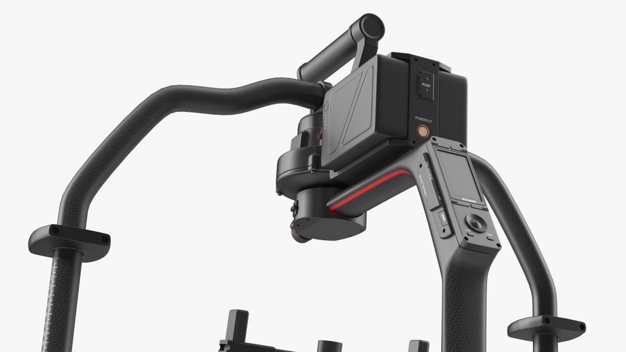 3D DJI Ronin 2 Camera Stabilizer Rigged