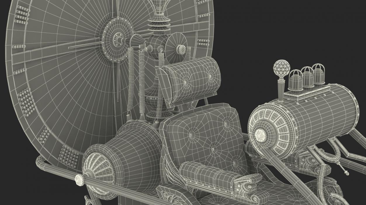 Time Machine from Herbert Wells Fiction 3D model