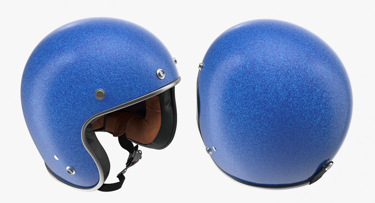 3D model Vintage Motorcycle Helmet