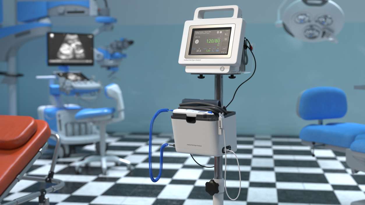 3D Spot Check Vital Signs Monitor with Stand