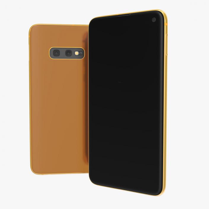 3D model Smartphone Orange Generic