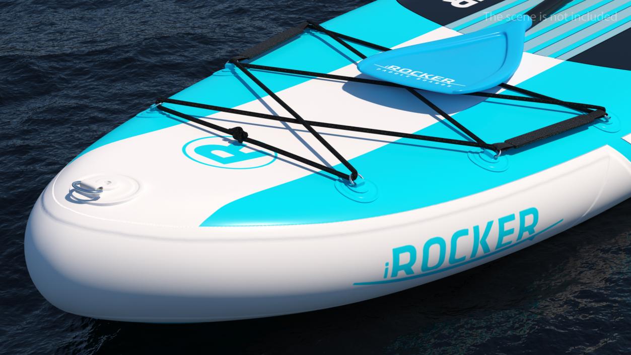 3D iROCKER Cruiser Inflatable Stand Up Paddle Board model
