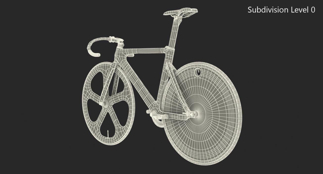 Carbon Track Bike Dolan DF4 3D