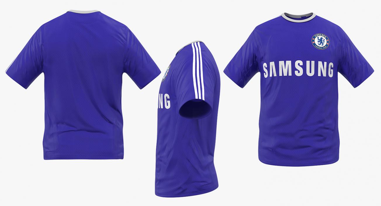 Soccer T-Shirt Chelsea 2 3D model