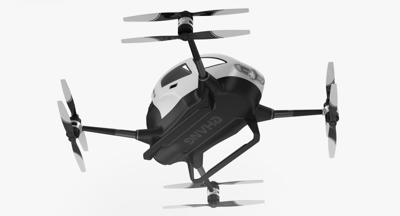 3D model Autonomous Aerial Vehicle Ehang 184
