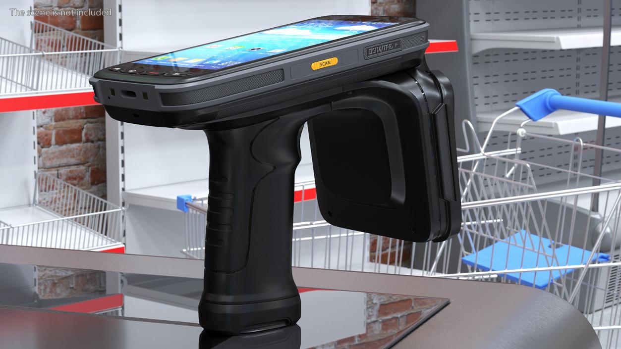 Chainway Android RFID Scanner 3D model