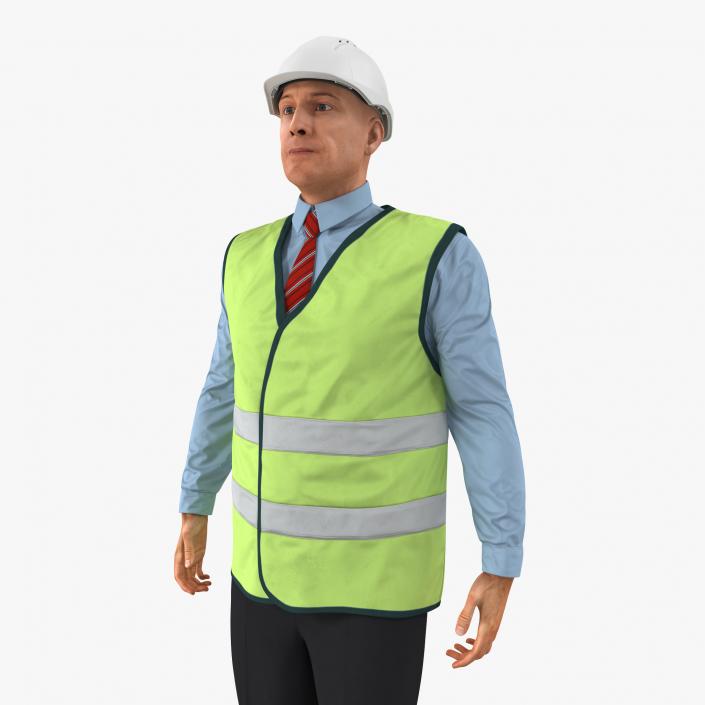 Port Engineer Standing Pose 3D