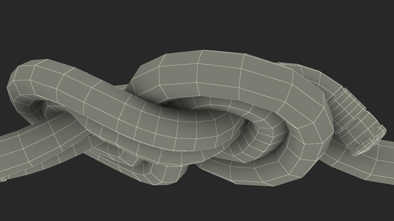 3D Figure 8 Bend Knot model