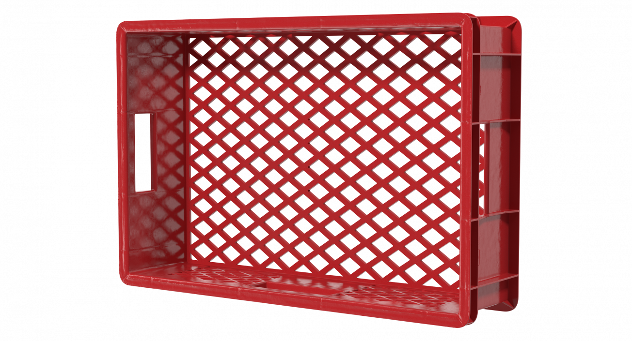 Plastic Crate Box 3D