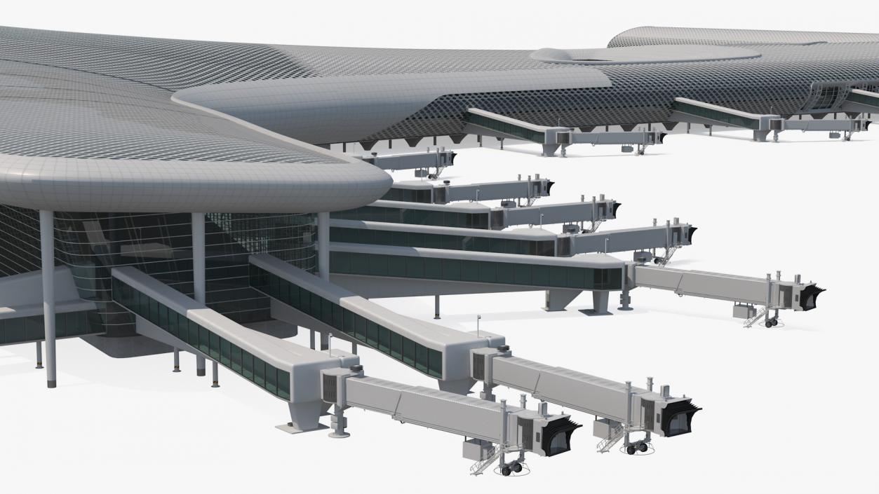 3D model Terminal International Airport
