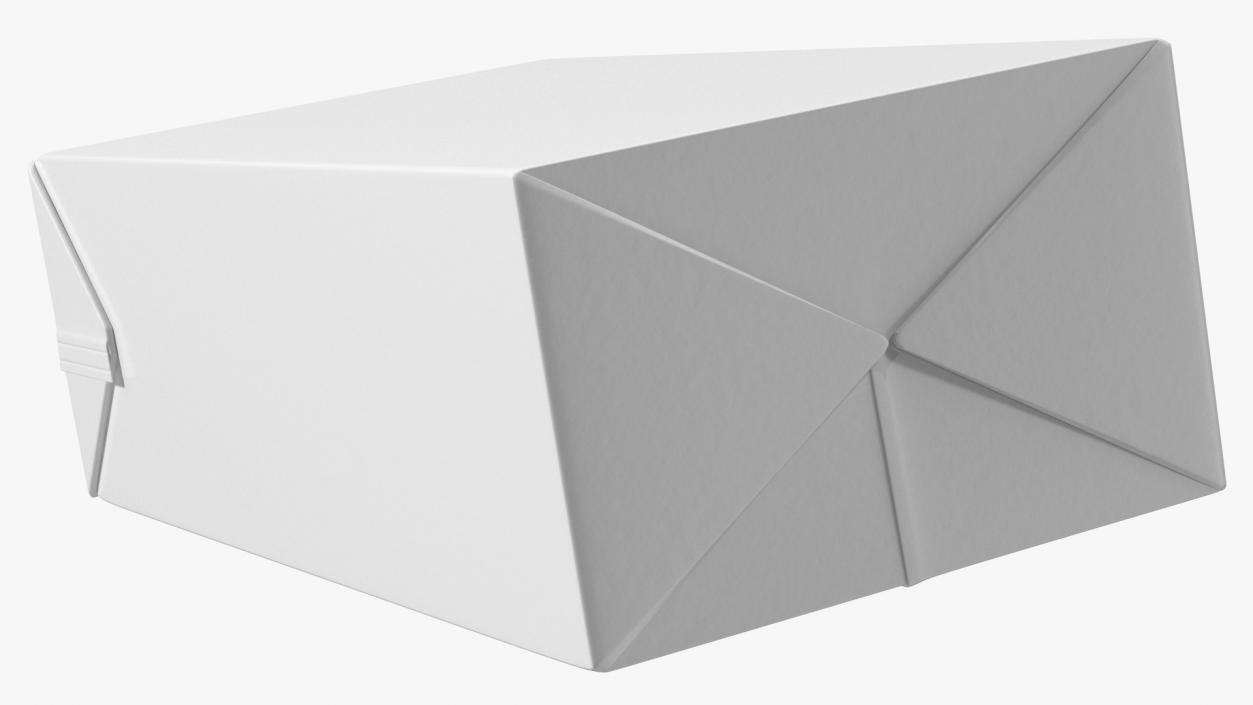3D model Rectangular Aseptic Carton with Cap