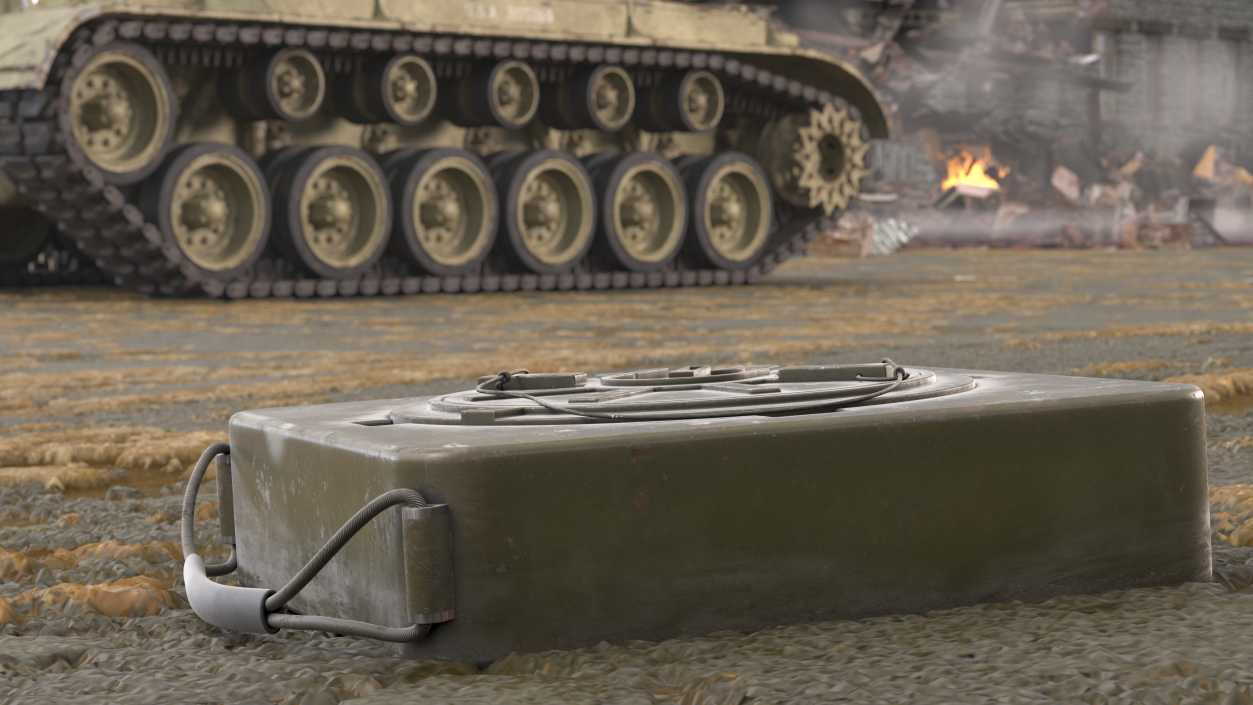 3D M19 Anti Tank Landmine Old