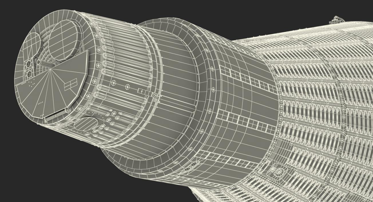 3D Spacecraft Freedom 7 Capsule model