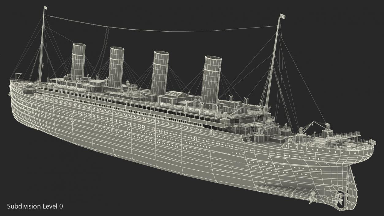 Titanic 3D model