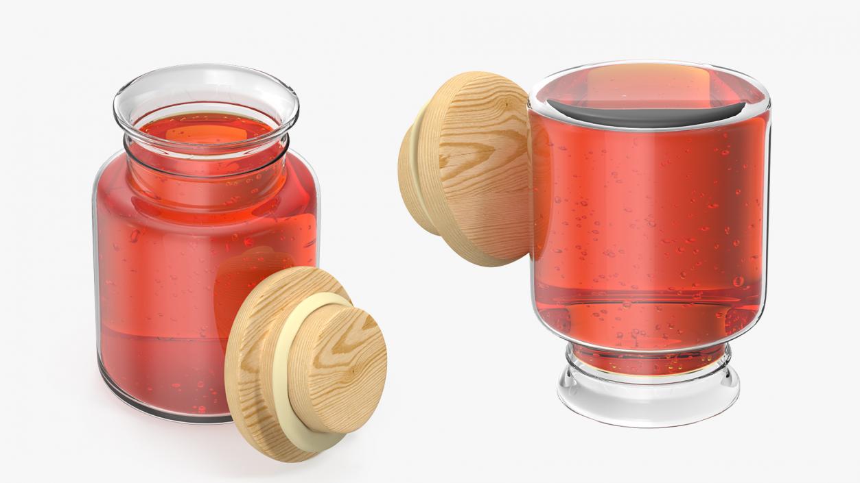 3D Glass Jar of Honey model