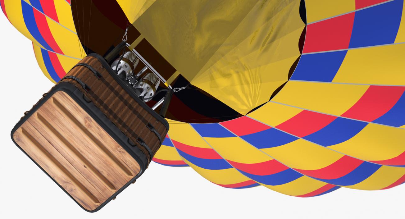 Colorful Hot Air Balloon 3D model