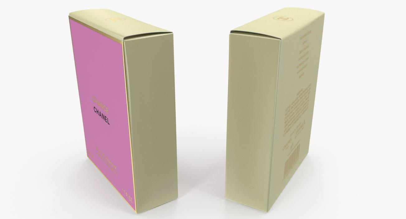 3D Parfum Box Chanel Chance Eau Parfum Vaporisateur model