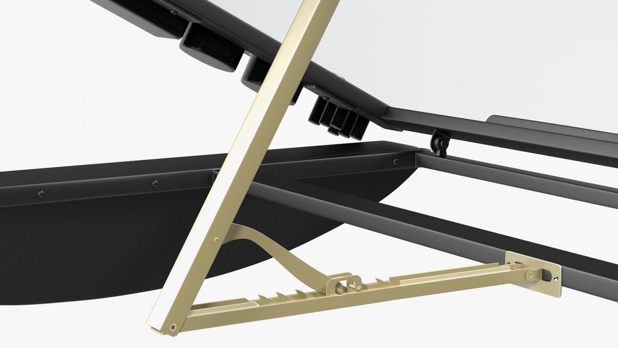 3D Triflex Height Adjustable Tiltable Glass Drawing Table Set model