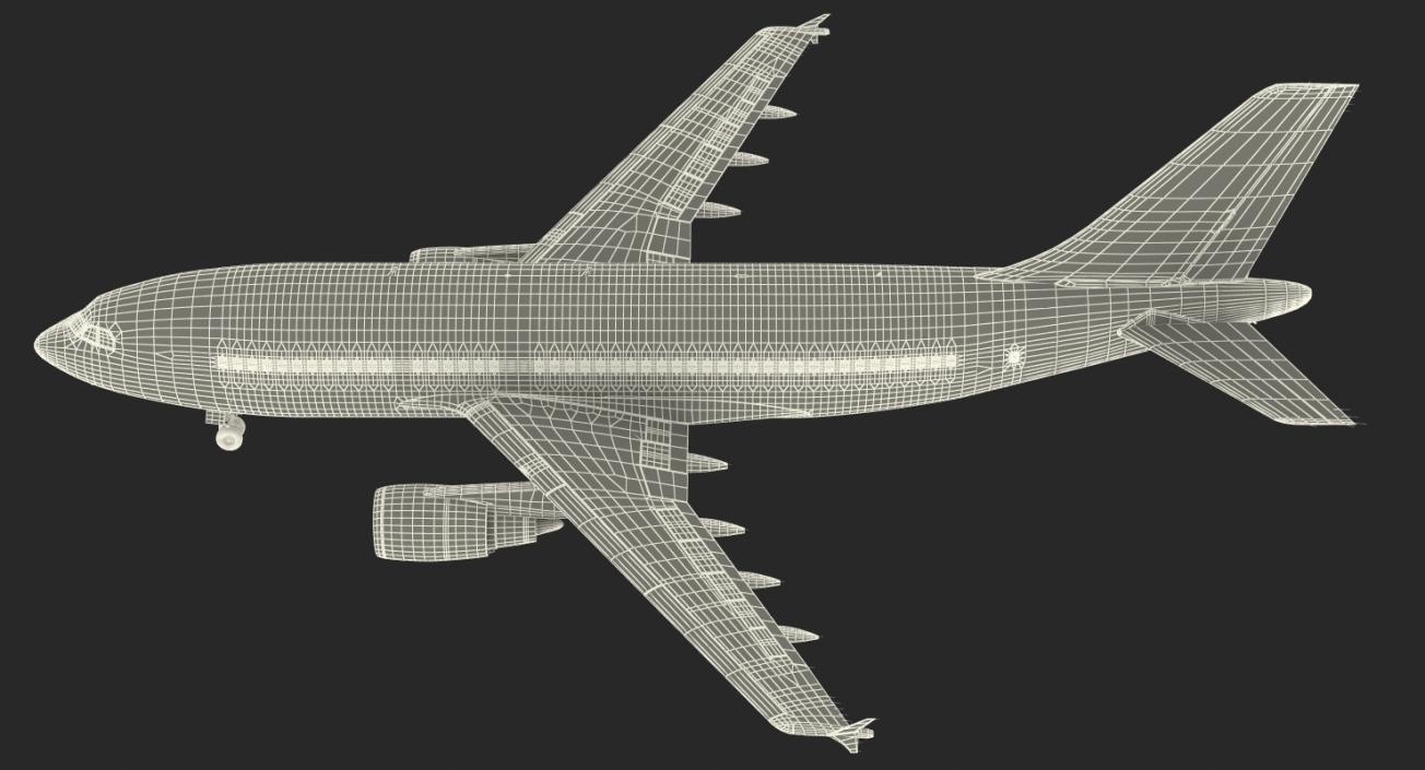Airbus A310-300 Singapore Airlines 3D model