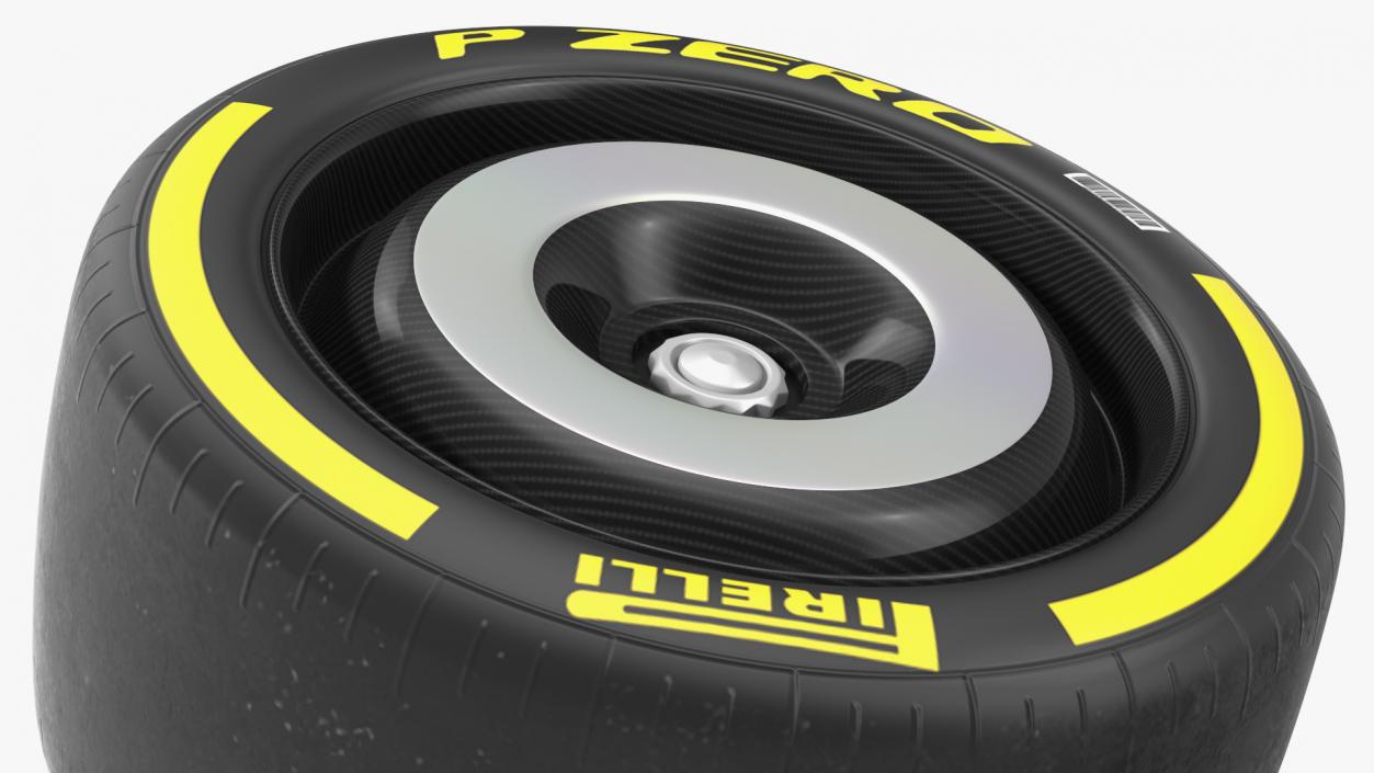 Formula 1 Pirelli PZero Wheel 3D model