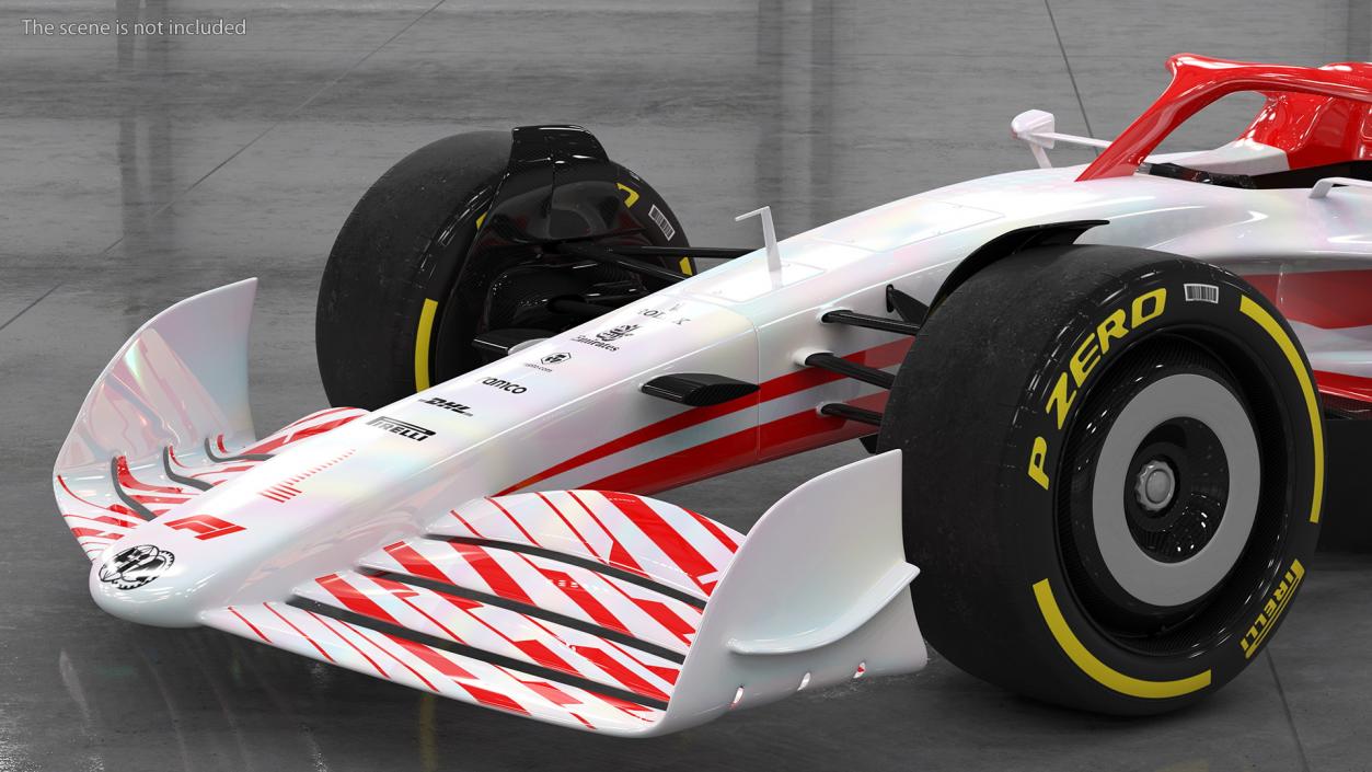 Formula 1 Pirelli PZero Wheel 3D model