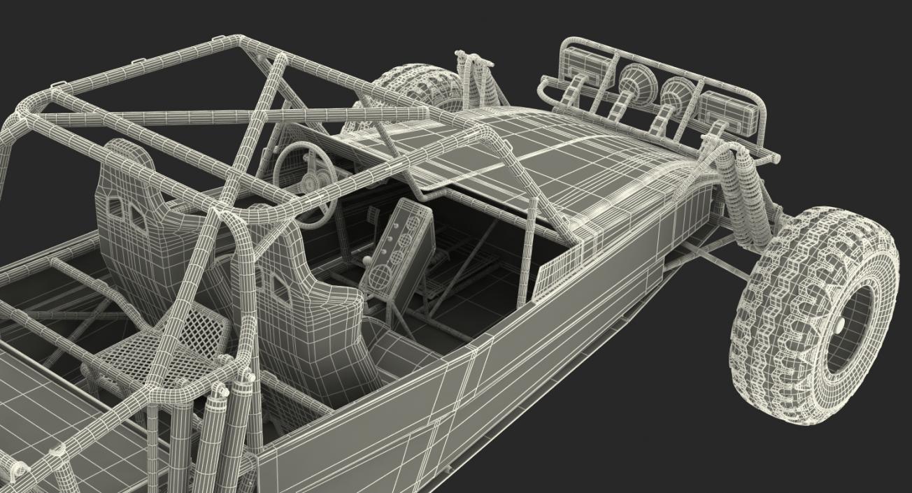 Dune Buggy Rigged 3D