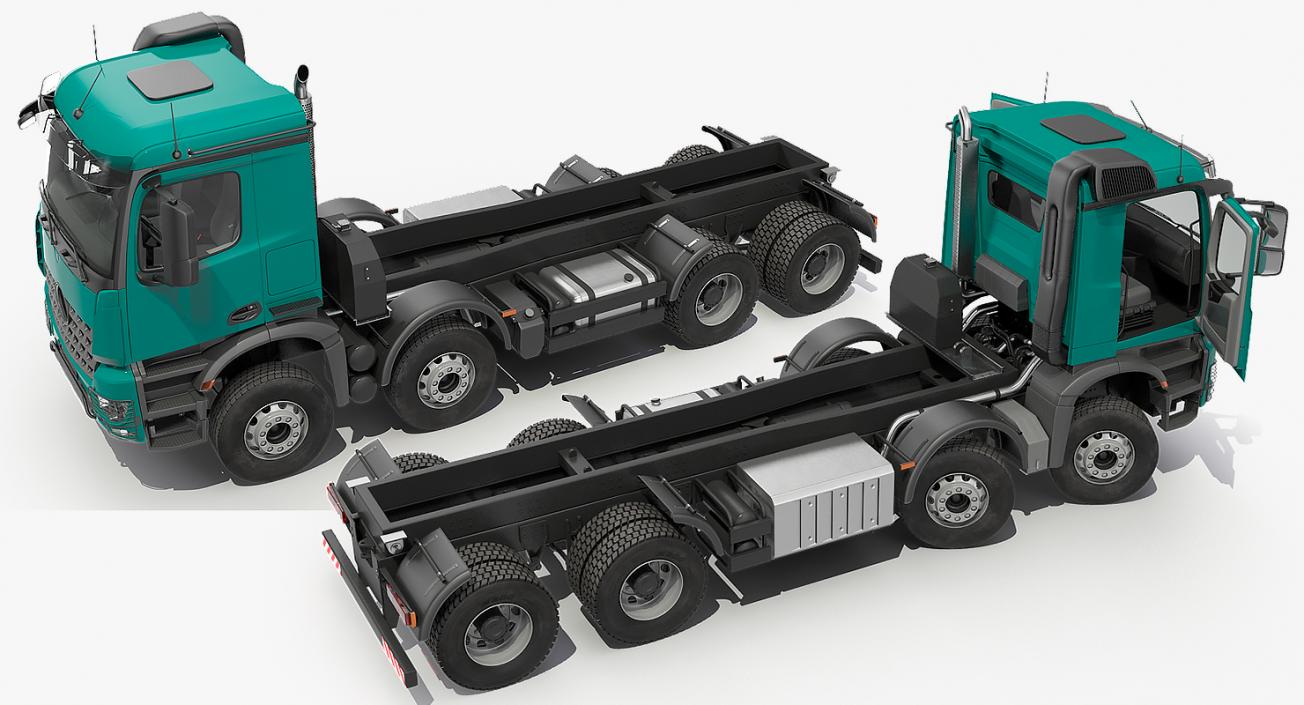 3D model Heavy Utility Truck 8X8 Rigged