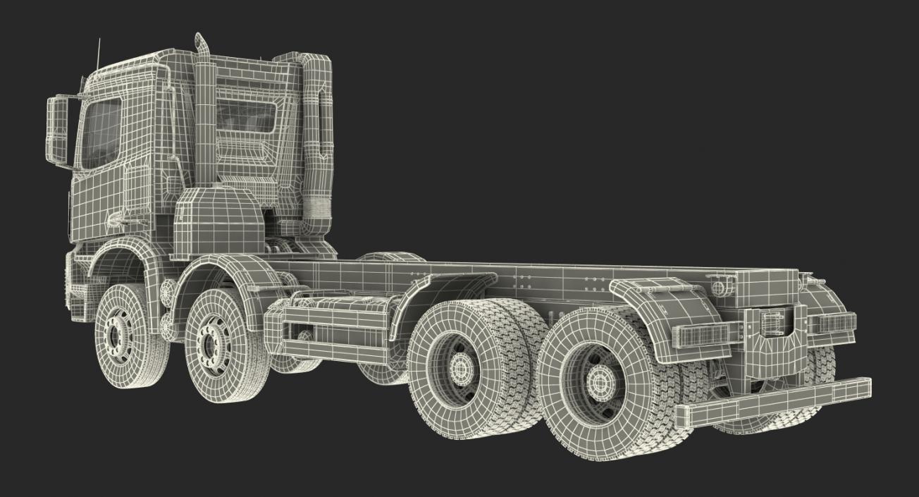3D model Heavy Utility Truck 8X8 Rigged