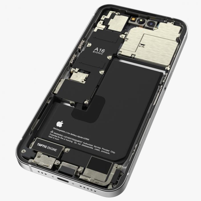 iPhone 14 Pro Disassembled without Display 3D