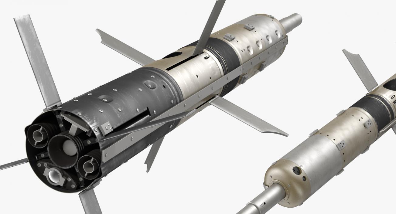 BGM 71E TOW Missile 3D model
