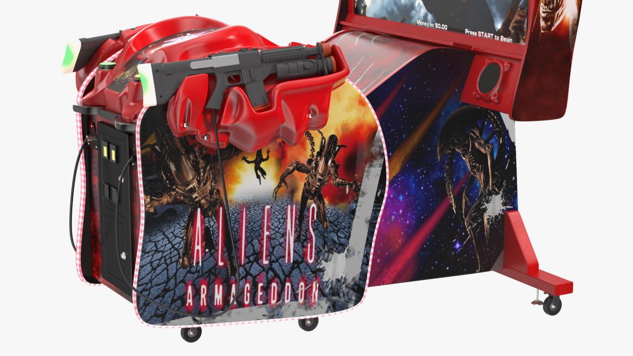 Aliens Armageddon Arcade Shooting Game On State 3D