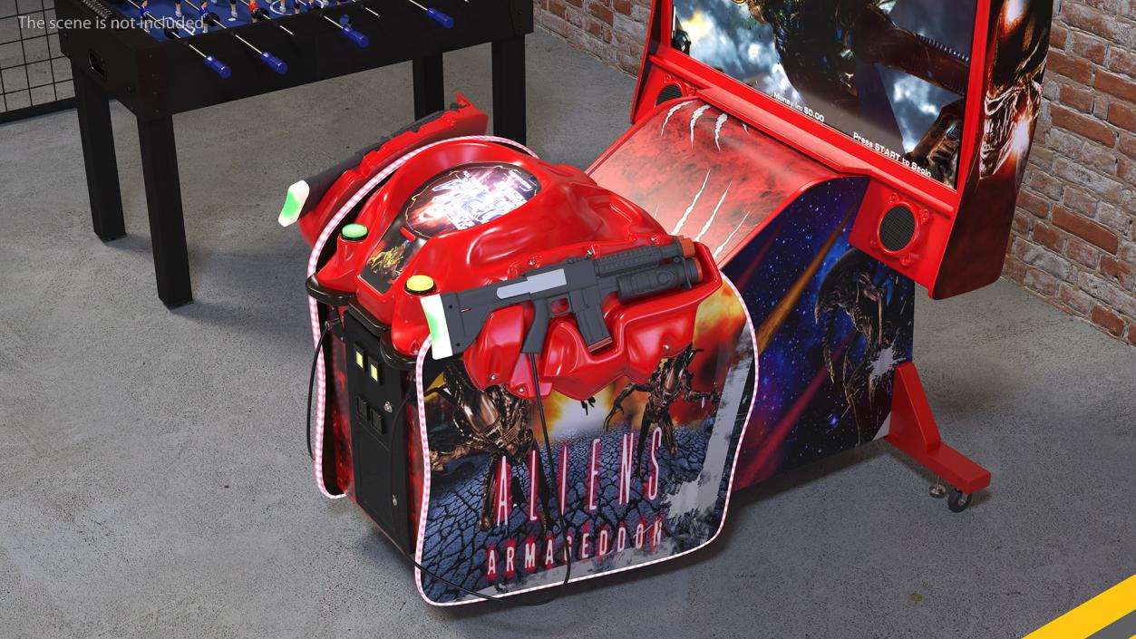 Aliens Armageddon Arcade Shooting Game On State 3D
