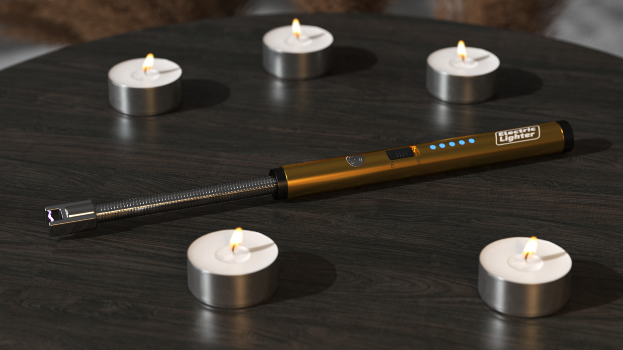 3D Arc Candle Lighter model