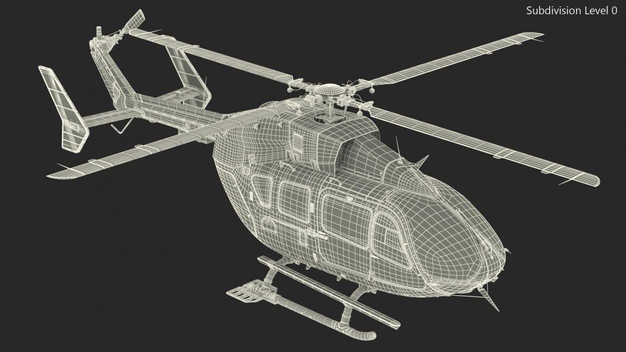 3D Medical Helicopter model