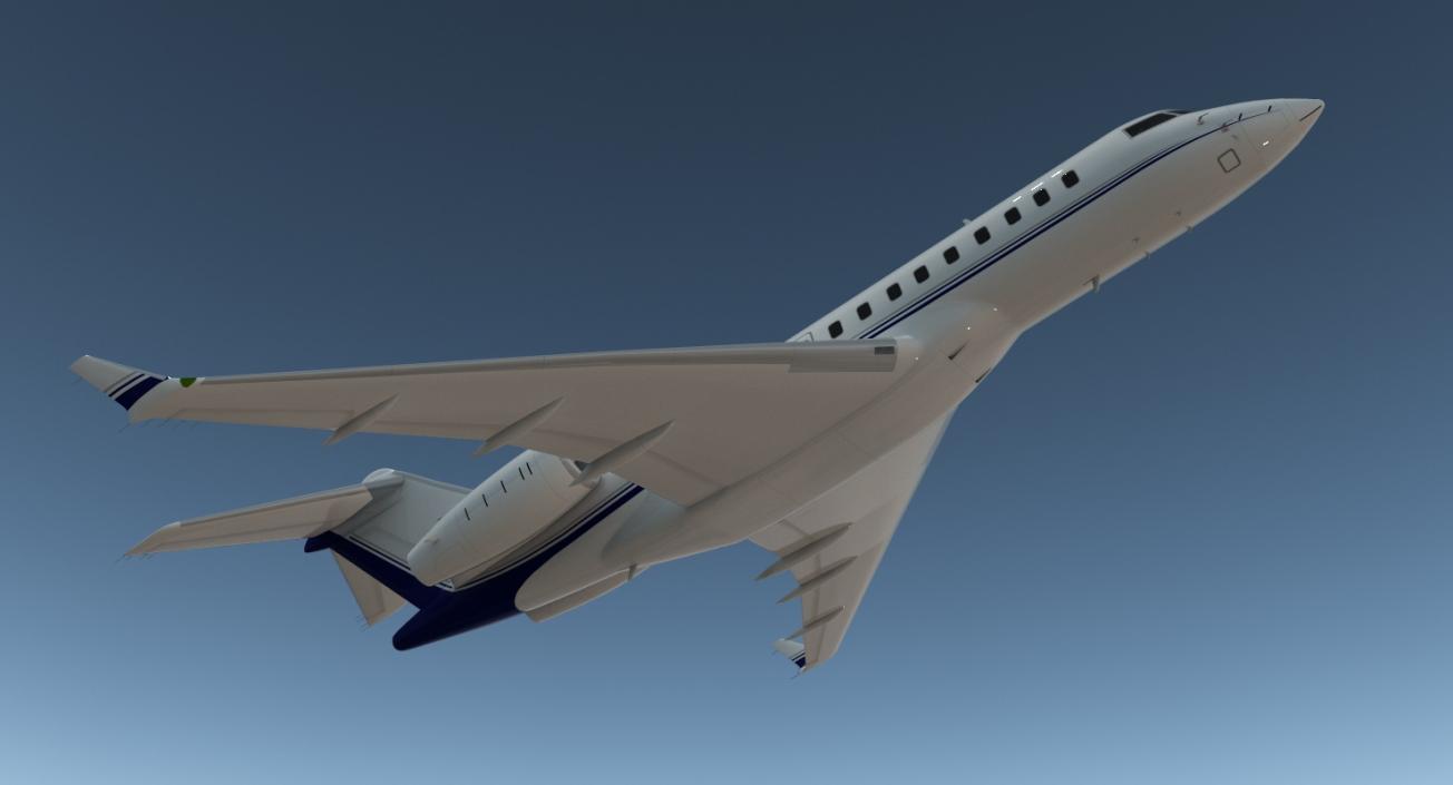 3D model Global 6000 Jet