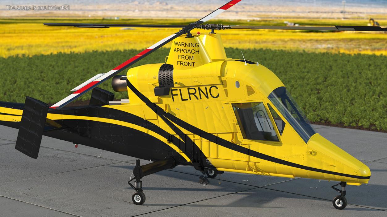Kaman K Max Medium Lift Helicopter 3D model
