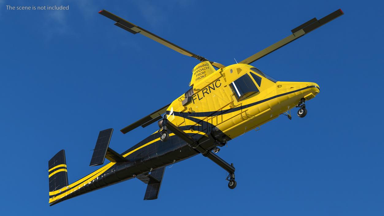 Kaman K Max Medium Lift Helicopter 3D model