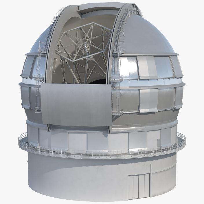 3D Dome Telescope Rigged