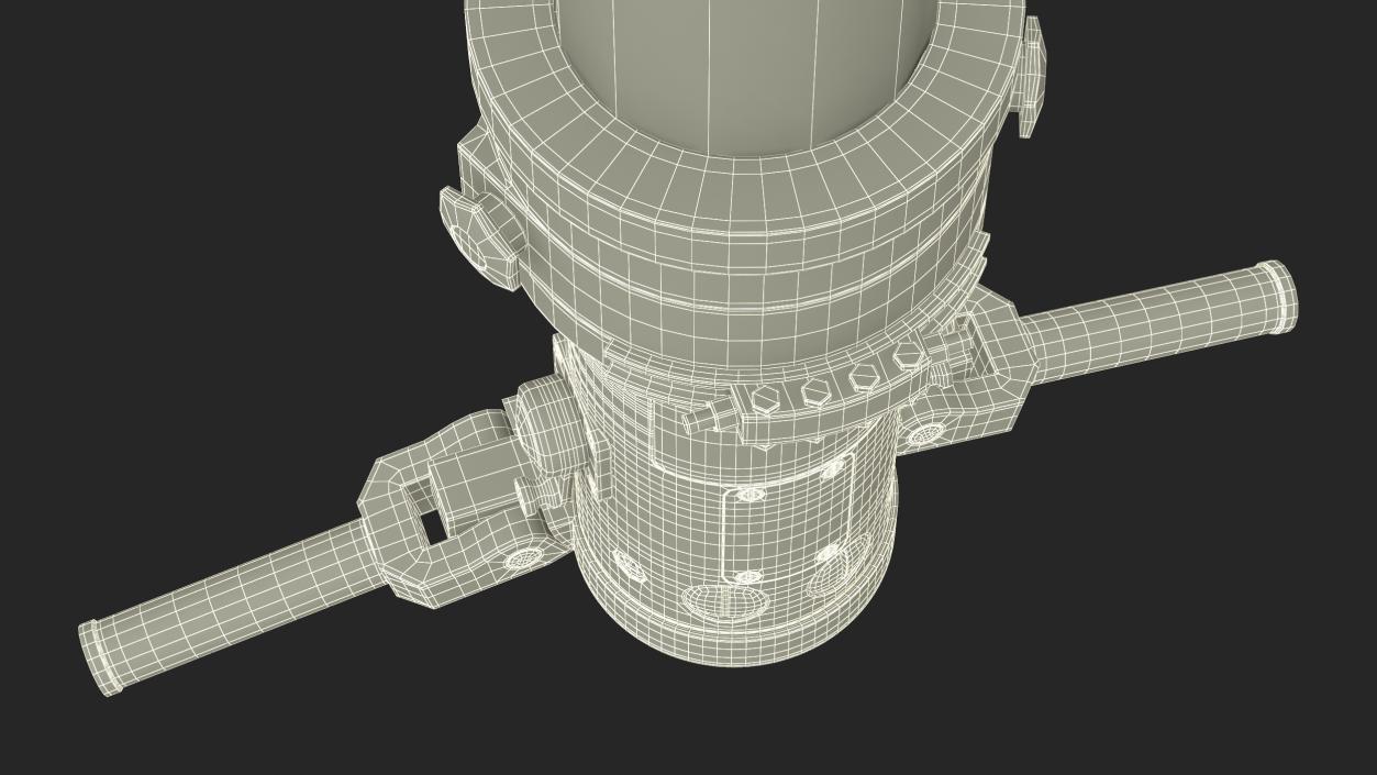 3D model Retro Submarine Periscope