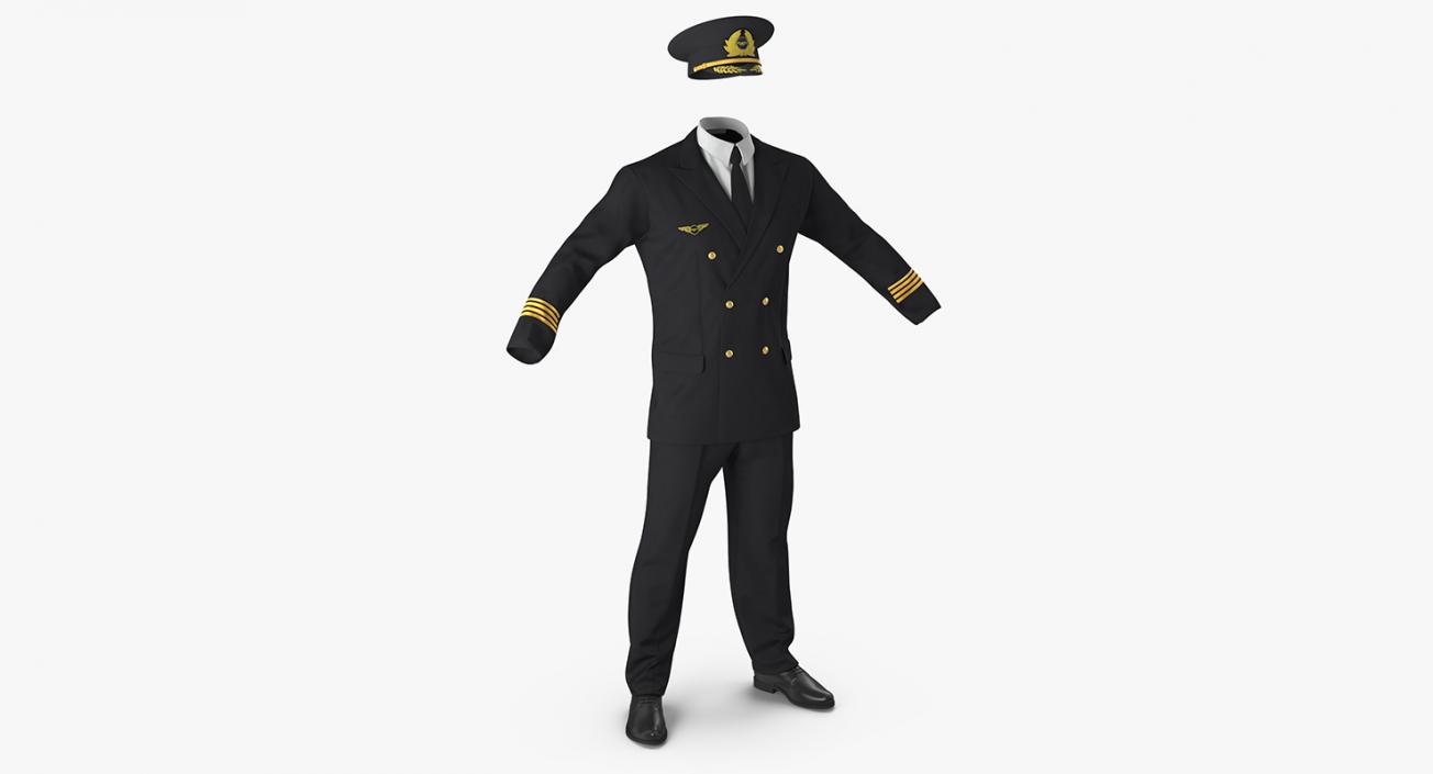 3D Airline Pilot Uniform