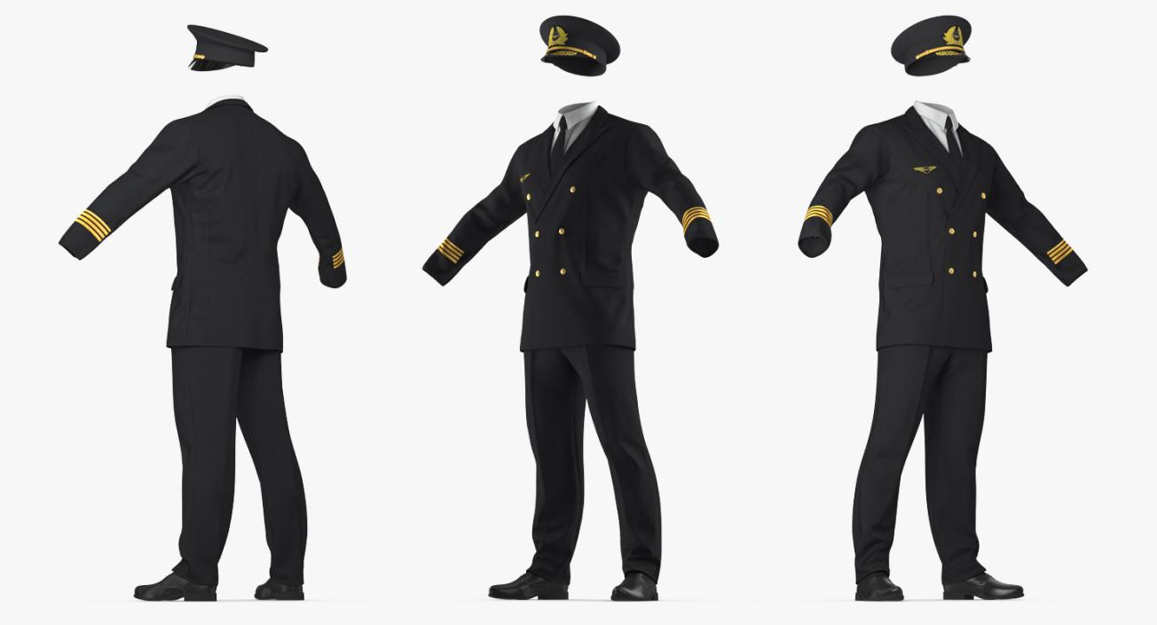 3D Airline Pilot Uniform