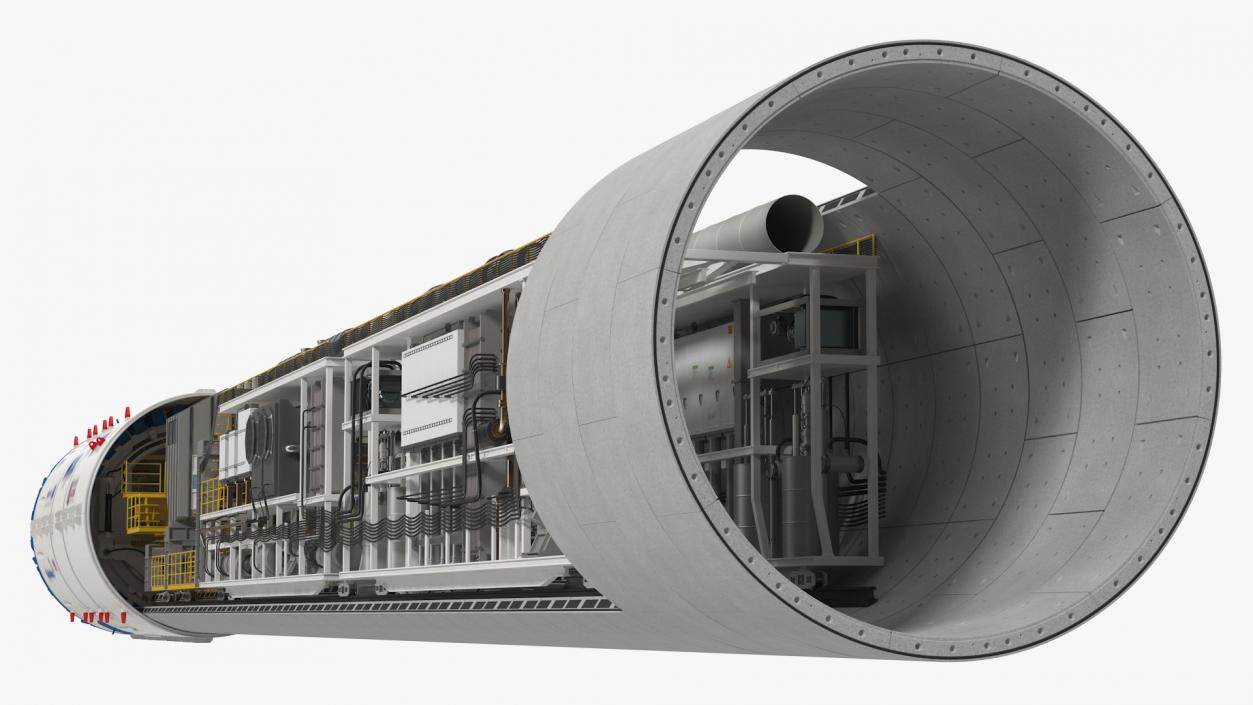3D Nora Tunnel Boring Machine