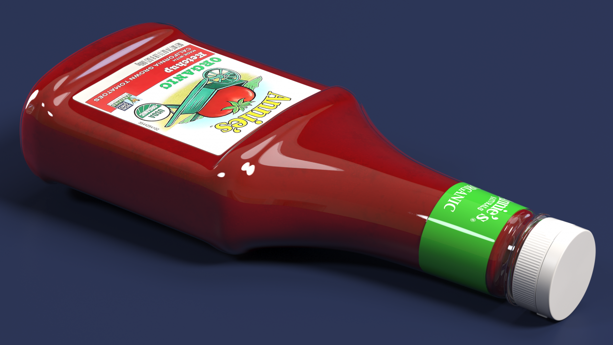 Annies Organic Ketchup Bottle 3D model