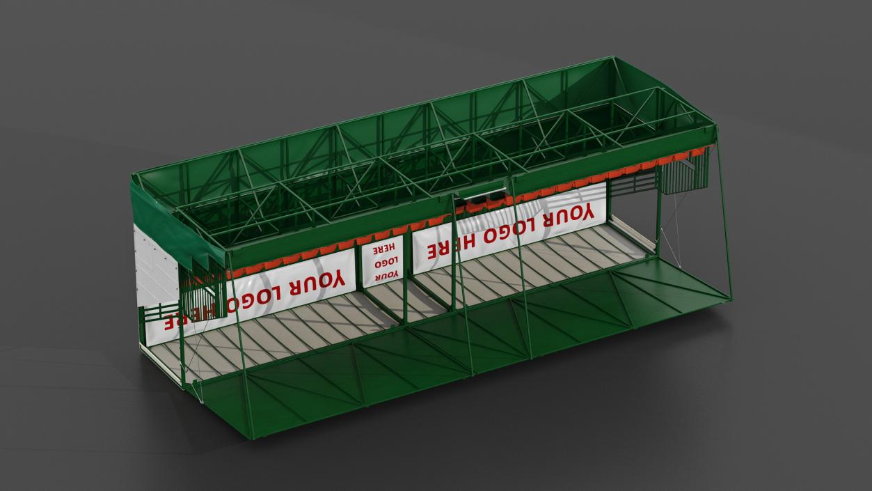 Spectator Portable Grandstand 3D model